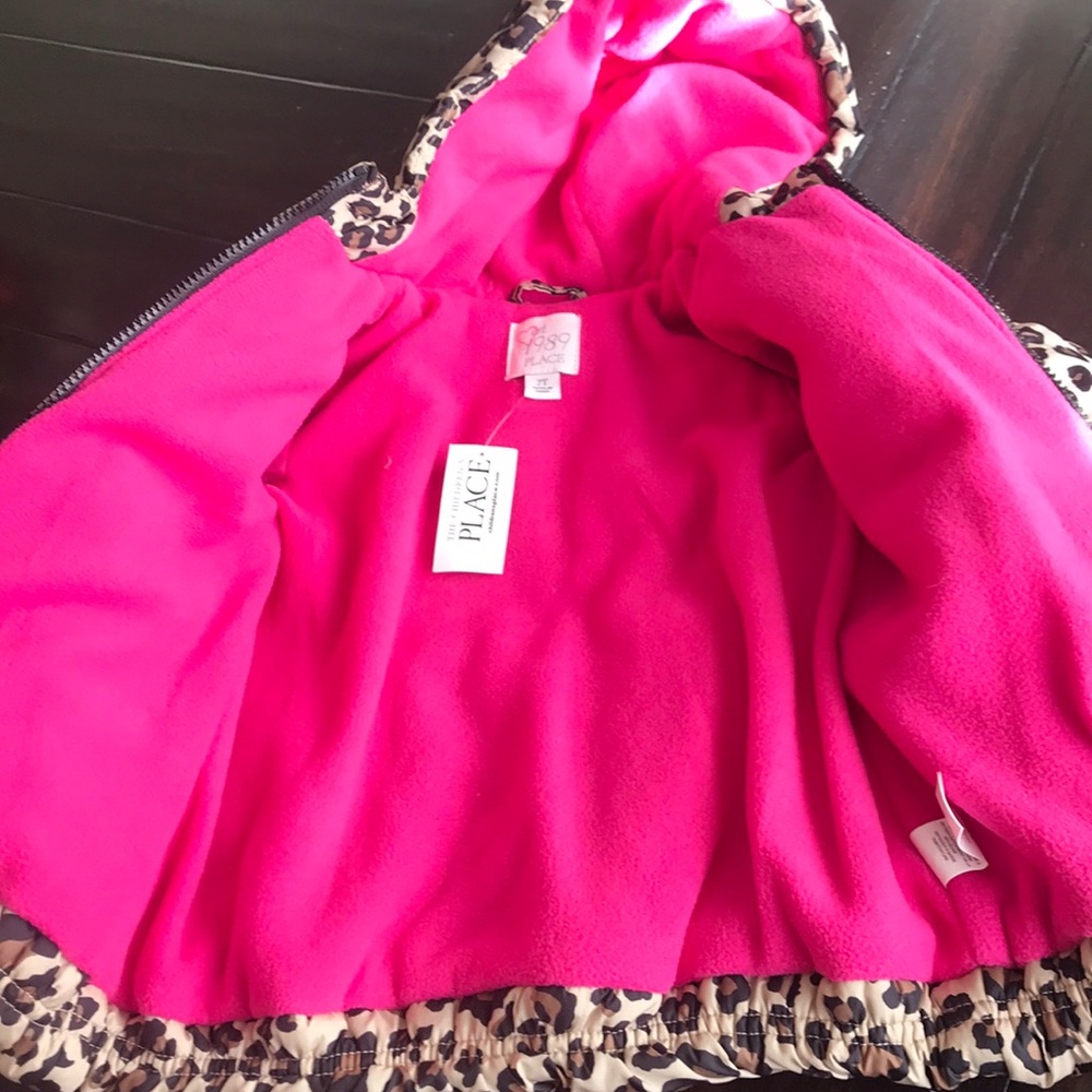 🐆The Children’s Place Fleece Inside Jacket 🐆 - Picture 2 of 3